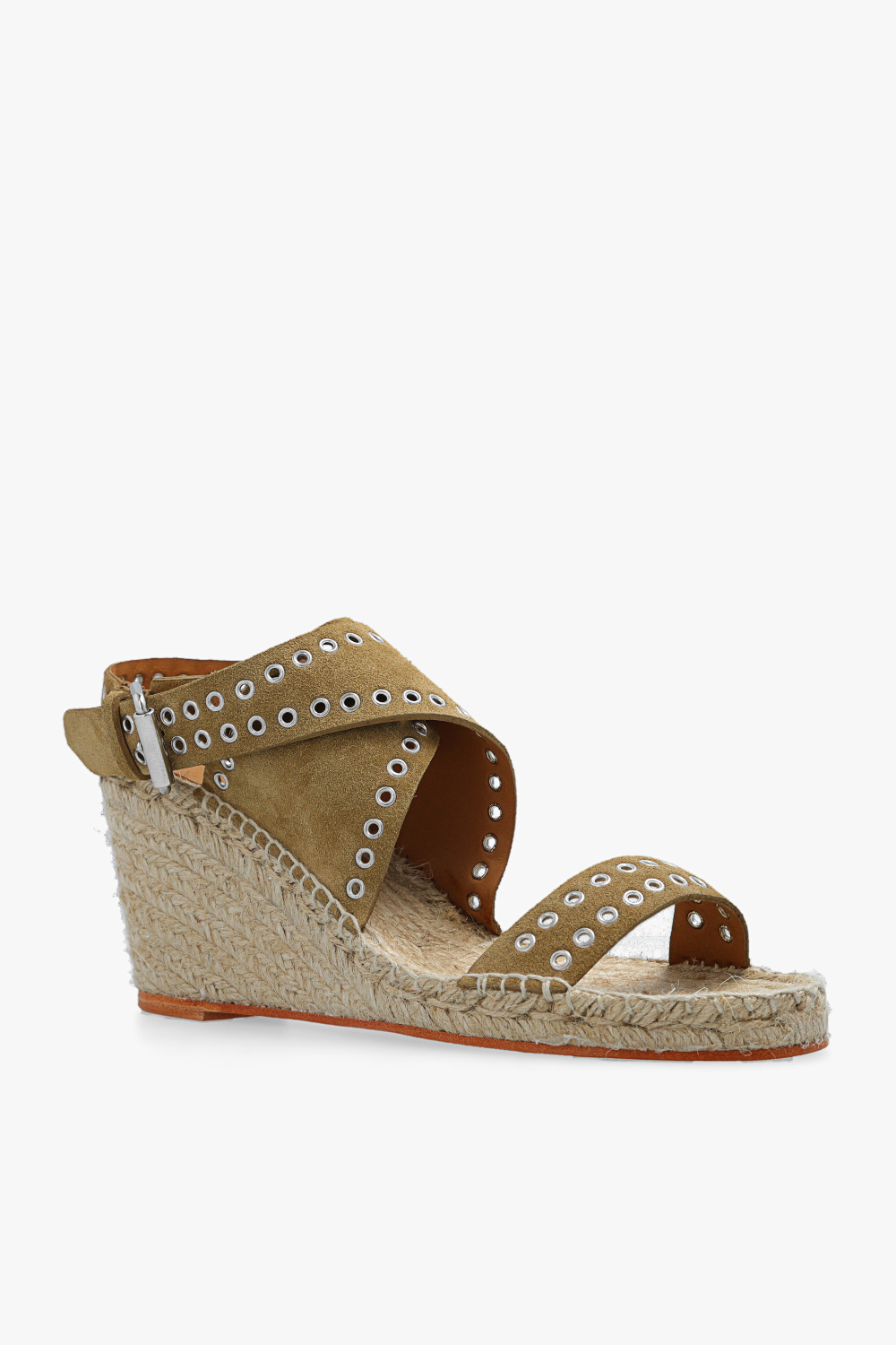 【Isabel Marant】 Iriane studdedスエードエスパドリーユ wedge Iriane studded suede espadrille wedges in black - Isabel